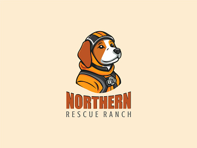 Northern Rescue Ranch 3d animal logo brand branding cartoon creative design dog logo doglogo graphics icon illustration logo logo branding logos mascot ui