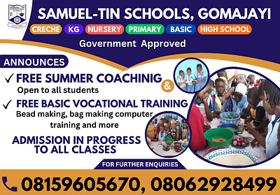 Samuel-Tin Schools - Banner Design banner design branding design graphic design