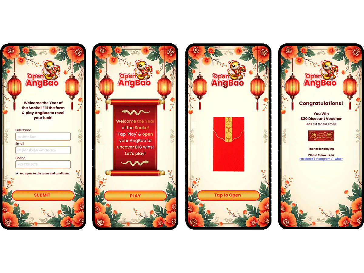 AngBao - CNY Celebration ang bao system angbao angbao design cny gamification cny marketing digital angbao design vouchermatic