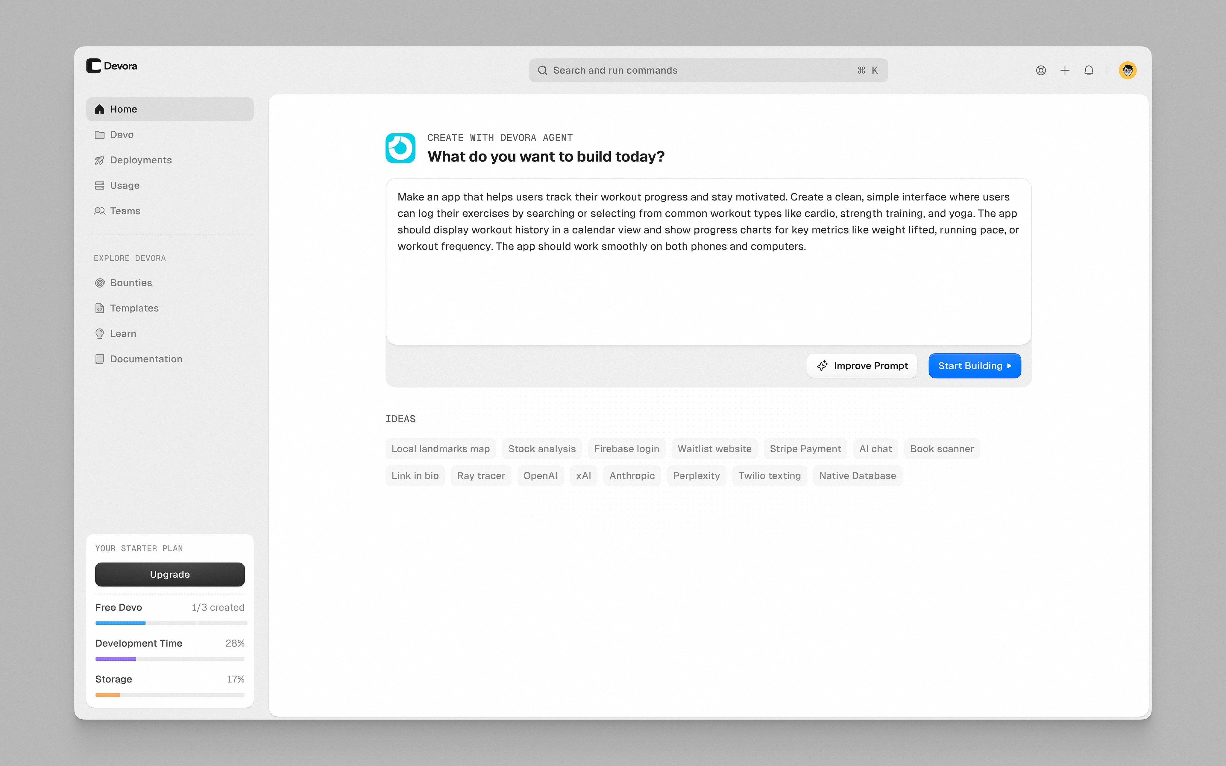 ✨ agent ai ai app ai developer chatgpt dashboard dashboard ui product design saas web app