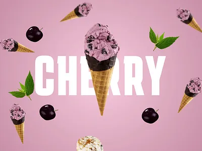 Frozen Flavors: Interactive Ice Cream Prototype design prototyping ui user interface