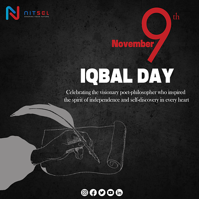 Iqbal Day Design Poster design photoshop poster