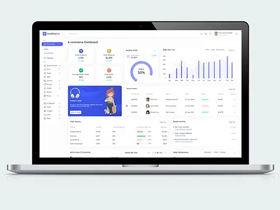 E-commerce dashboard ui