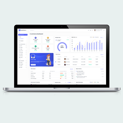 E-commerce dashboard ui