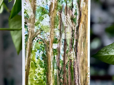 Xylo 🪵 - L'alphabet de mon jardin 2024 alphabet art balade bois campagne contemplation design france fôret green haute savoie illustration illustration traditionnel jardin natasha gonzalez nature petite illustration poetic tranquillité xylo