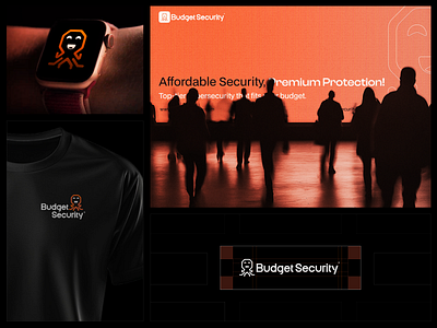 Budget Security Logo Design affordable protection branding corporate branding creative design cybersecurity graphic design identity design logo design premium security uiux design visual identity web design