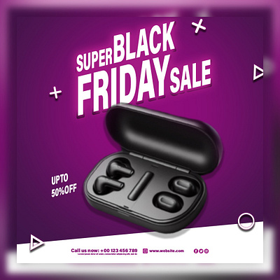 Super Black Friday Sale design graphic design product design social media post