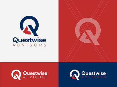 Questwise Advisors Logo Design 3d advisor logo brand branding consulting firm creative design graphic design graphics icon illustration letter a logo letter q logo logo logos modern logo professional logo ui