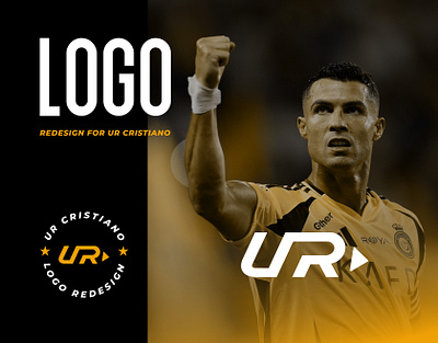 UR Cristiano YouTube Channel Logo Redesign Concept brand design brand identity brand logo brand mark branding branding logo esports logo logo design logo identity logomaker redesign redesign brand redesign logo sports logo ur brand ur cristiano logo ur logo ur logo redesign visual identity visual logo