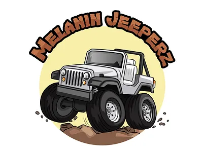 Jeep Logo Design for Off-Road Lovers 2d 4x4 badge branding car cartoon logo cartoonist design emblem graphic design illustration jeep jeep logo logo offroad outdoor sticker ui vector