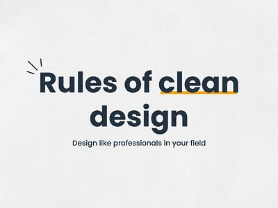 Rules of clean design 3d ahmedabad appdesign cleanui creativecrafting digitaldesign figma graphicdesign logo productdesign shanudigitalcraft ui uidesign userexperience ux uxdesign uxinspiration vector webdesign