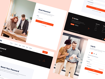 TorkBiz: Authentication Pages authentication business figma frontend login register signup the tork tork torkbiz ui uiux