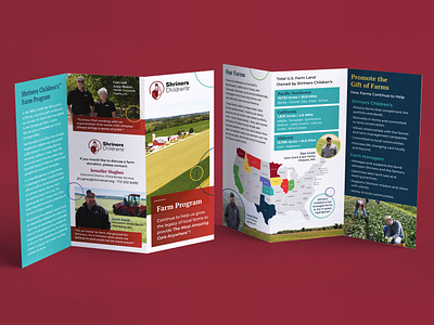 Shriners Children's™ - Farm Program Brochure branding brochure graphic design