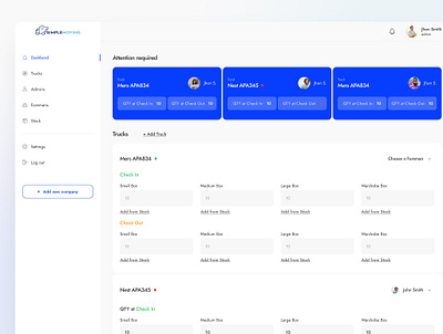 Tracking Drivers - WebApp app application dashbord design driver tracking ui uiux ux webapp