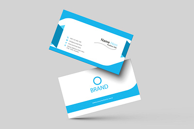 Modern business card design . double sided business card design app branding design graphic design illustration logo typography ui ux vector