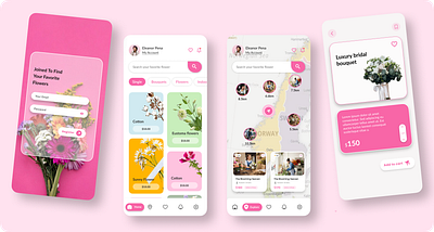 "Blossom UI: A Modern Flower Shopping App Experience 🌸" appprototype cleanui ecommerceapp floralui flowerappdesign freshuidesign greenaesthetic interactivemap minimalisticui mobileappui mobileshopping moderndesign natureinspireddesign onlinestore pastelcolors productpage registrationscreen shoppingexperience usercentricdesign uxdesign