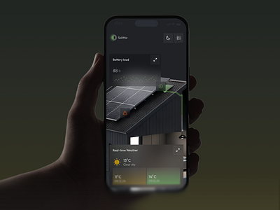 Solithic - Renewable Energy SaaS ai app app design crm dashboard design energy interface management mobile mobile app panel product renewable saas service solar ui ux