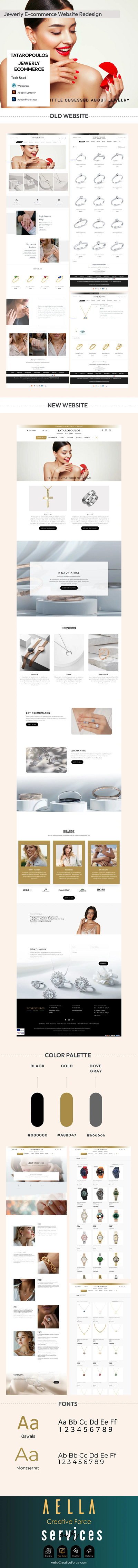 Tataropoulos Web Design ecommerce figma ui ux web design web redesign wordpress