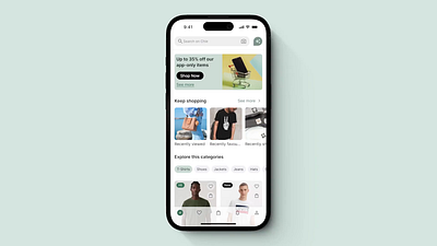 E-Commerce Mobile app redesign app branding design e commerce e commerce app e commerce design figma graphic design illustration logo minimalist product design shop app design shop mobile app shopping app ui ux