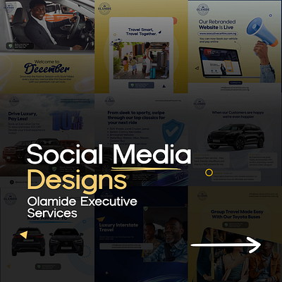 Visual Design for Olamide Executive Services branding flier design graphic design logo visual