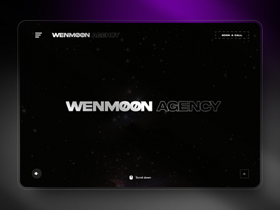 Web3 Blockchain Agency Website agency animation website blockchain crypto dark design landing page memecoin website ui ux web3