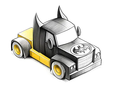 Batman truck pencil sketch in cartoon style artwork batman batman car batman truck car portrait car sketch cartoon pencil sketch cartoon sketch cartoon style cartoonsaz character design custom sketch digital drawing graphic design illustration marvel sketch pencil sketch sketch sketch idea sketching