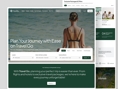 Discover Your Next Adventure – TravelGo Landing Page bookingwebsite designconcept exploretheworld landingpagedesign tourismdesign travelagency travelappdesign travelgo travelplatform travelwebsite ui uiuxdesign ux uxinspiration web design webdesigninspiration website