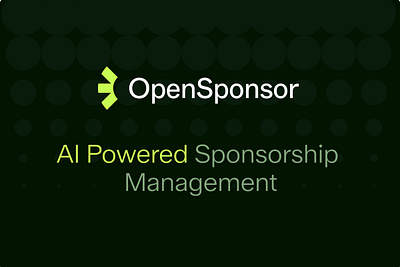 AI Powered Sponsorship Management Dashboard branding dashboard ui ux