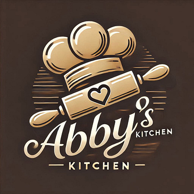 abby`s kitchen graphic design logo