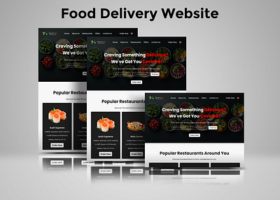 FlavorFleet: Sustainable Food Delivery Website Design creativeportfolio ecommerce fooddelivery modernui responsivedesign sustainabledesign ui userexperience visualdesign