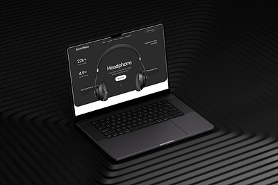 Headphone - Ecommerce landing page e comaors landing page e comors figma headphonew landing page landing apge landing page real estate landing page tag tracel landing page ui ux