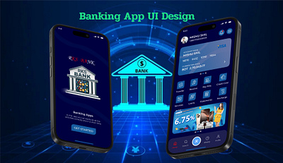 Banking App UI Design design graphic design product design ui ui design ux ux design