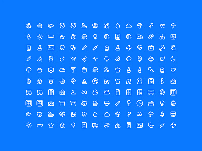 Outline Icons - Lookscout Design System clean design icon set icons layout lookscout ui user interface ux vector