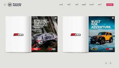 Automotive Ads advertising branding ui ux