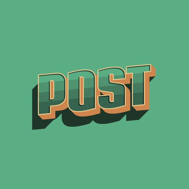 POST Graphic Style dan kuhlken dkng dkng studios graphic style lettering nathan goldman postcard text type typography vector