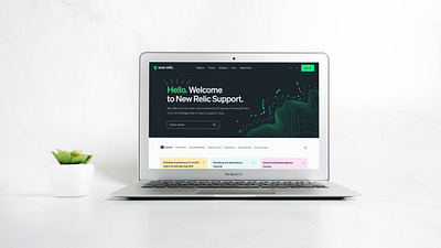 New Relic Support support ui ux web design