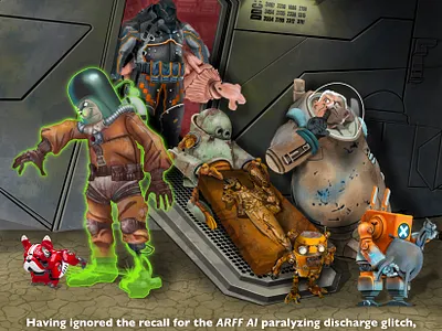Recall Advantage digital illustration whimsical