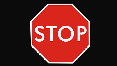 Road sign stop/Animation adobe after effects animation design motion design road sign stop sign