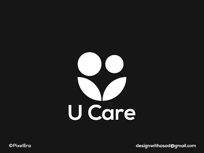 UCare- Child Care Facilities Logo child care facilities logo child care logo childcare md. asaduzzaman minimal logo pixel era