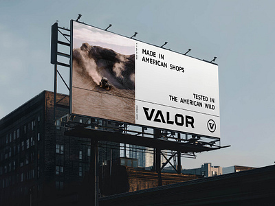 Valor branding and art direction advertisement advertising art direction billboard design brand branding case study graphic design industrial design industrial logo logotype monogram offroading ooh out of home portfolio process valor valor offroad