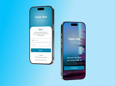 Tutor dot online - education learning platform app app designer branding case study mobile app digital product language courses mentoring app modern app design online class online education app online education platform online learning platform online school online study sign in screen sign up screen tutor dhot tutor dot ui design ux design