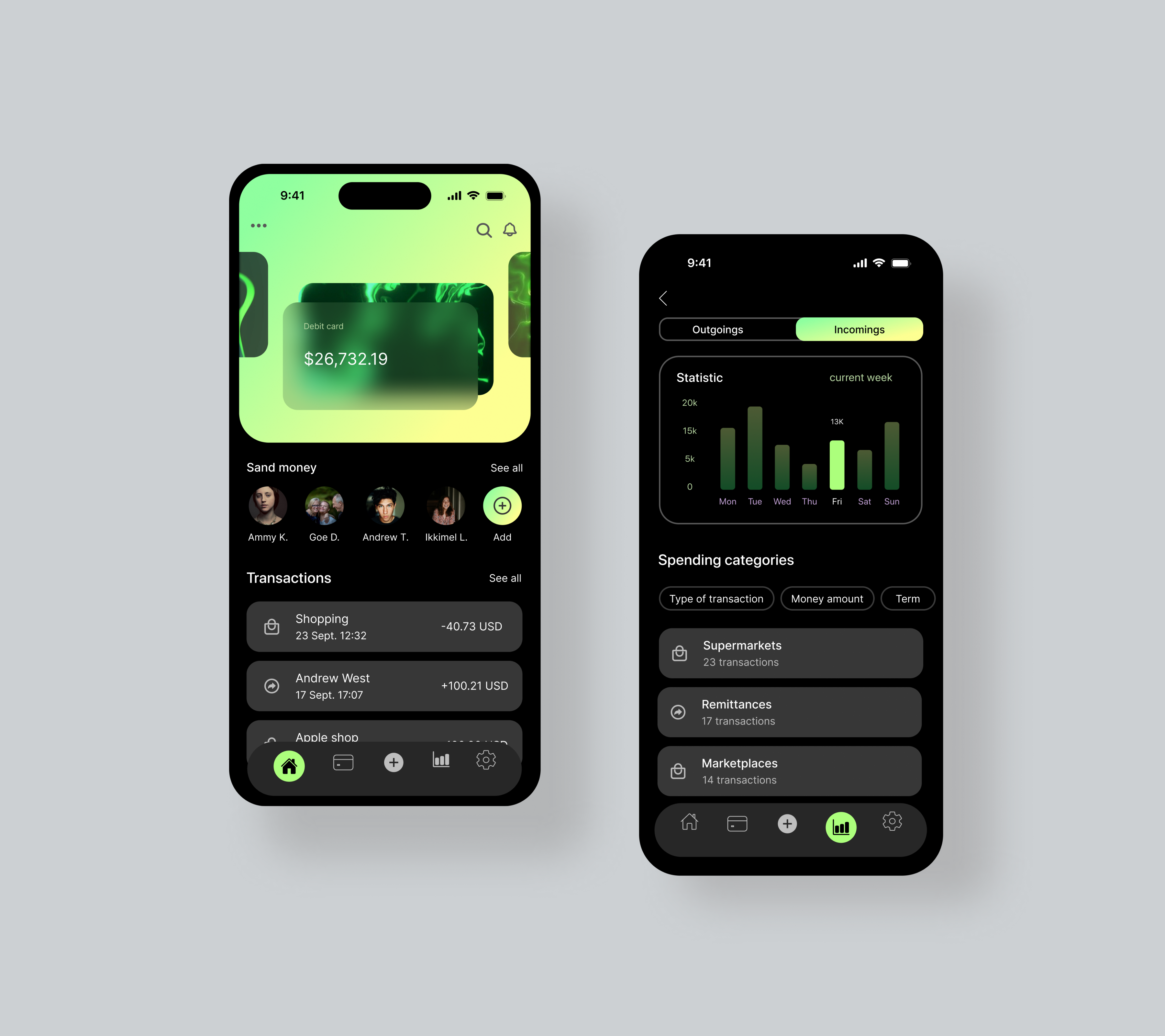 Banking mobile application design. Study case. app bank banking mobile ui ux