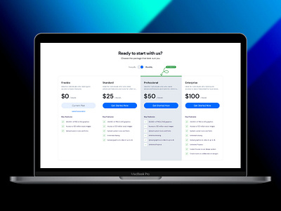 Pricing Concept design typography ui ux