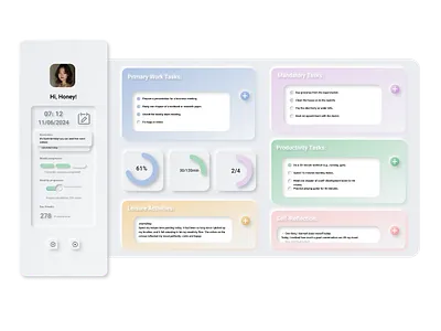 Task Manager App dashboard task management app ui ux