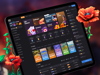 500 Casino UX/UI Concept bet betting betting app casino casino app casino experience casino home casino mobile app casino ui casino ux concept crypto dashboard gambling game design interface minimal modern redesign web design