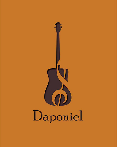 DP Concept graphic design guitar logo music publicity social media