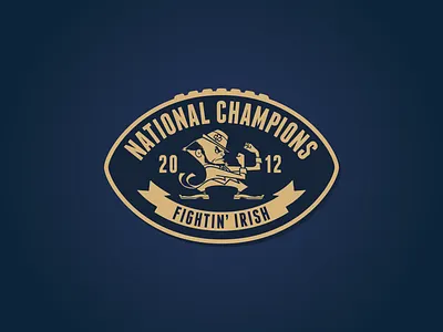 Notre Dame "If Win" logos apparel design logo notre dame sports