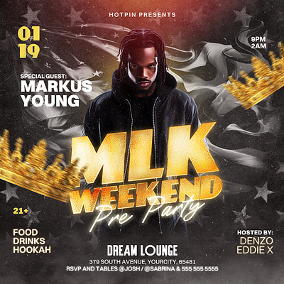 MLK Weekend Flyer Template flyer design