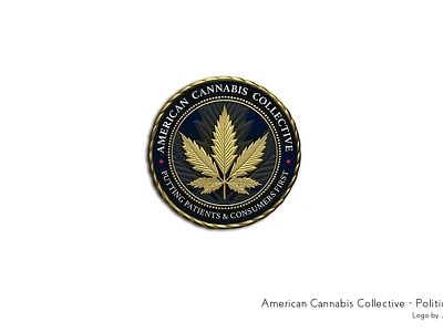 Logo: ACC (Political Advocacy Organization) advocacy branding cannabis design emblem government graphic design illustration logo marijuana organization seal vector weed