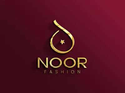 NOOR FASHION - LOGO DESIGN arabic logo brand identity branding calligraphic logo calligraphy creative logo design fashion logo graphic design logo logo design modern logo noor logo visual identity desighner